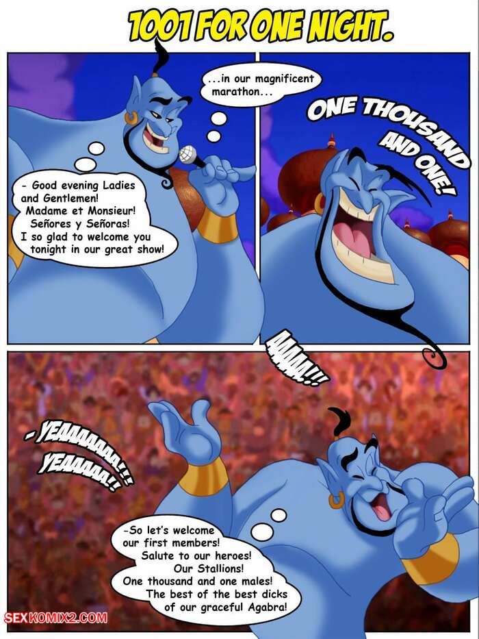 Porn comic 1001 For One Night. Aladdin. Cartoon Valley.