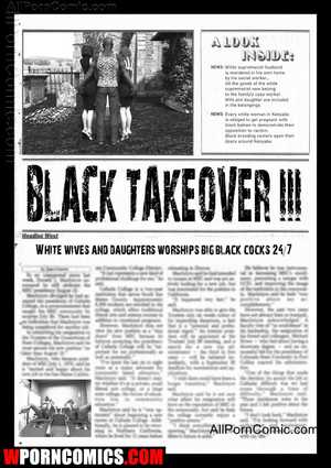 Porn comic 3D Black Takeover. Part 3.