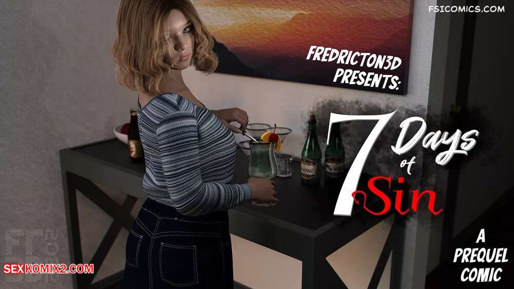 Porn comic 7 Days of Sin. Chapter 1. Fredricton3D