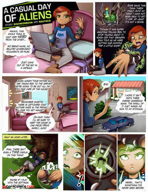 Porn comic A Casual Day of Aliens. Nauyaco