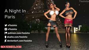 Porn comic A Night In Paris. Taziota.