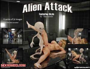 Porn comic Alien Attack