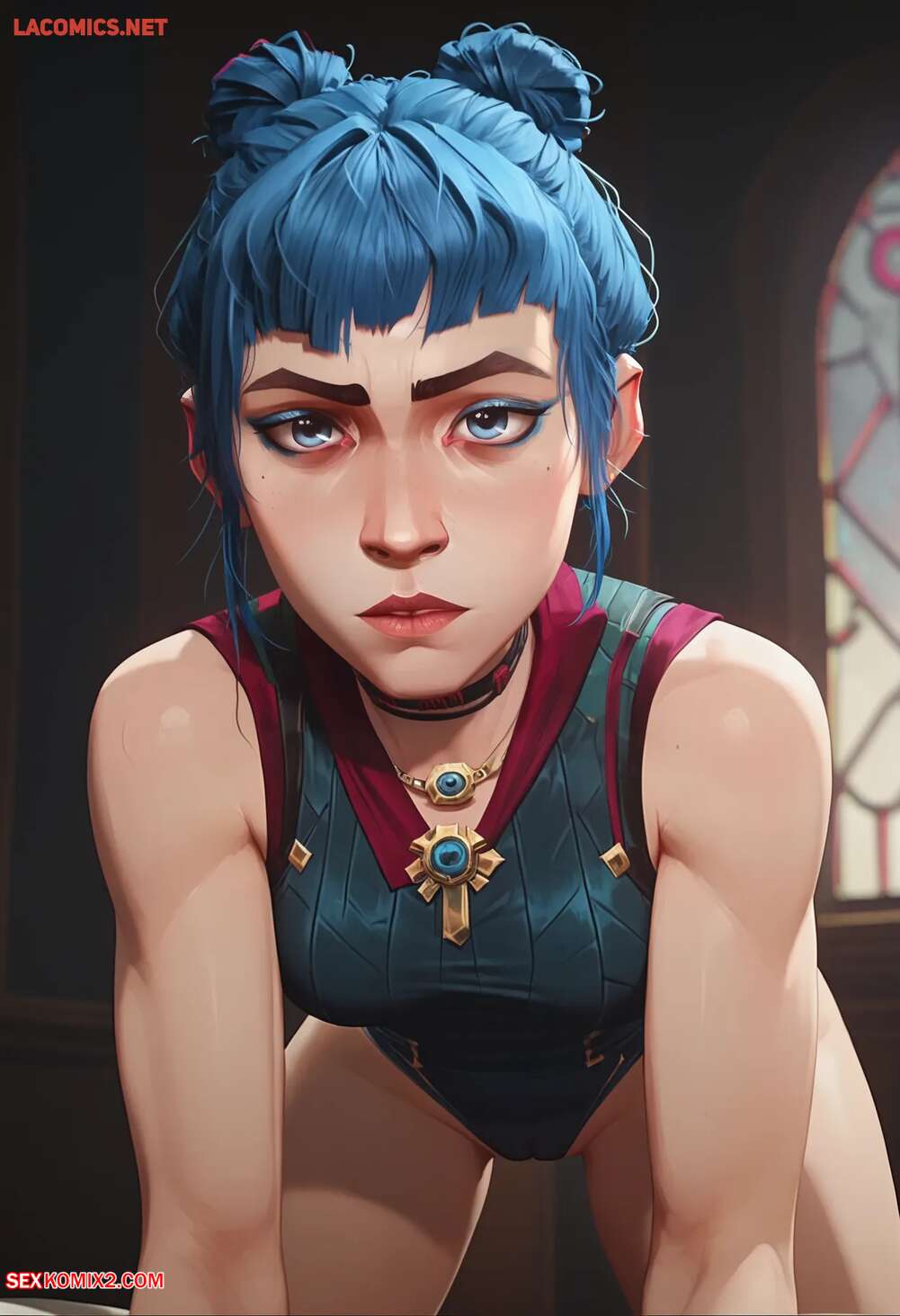 Porn comic Alternative Maid Jinx. Scarlet Meow