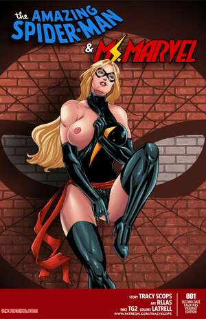 Porn comic Amazing Spider man and Ms. Marvel. Spider Man. Tracy Scops.