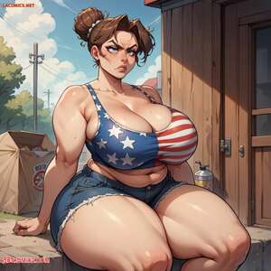 Porn comic American Flag Bikini. SuperSkank88