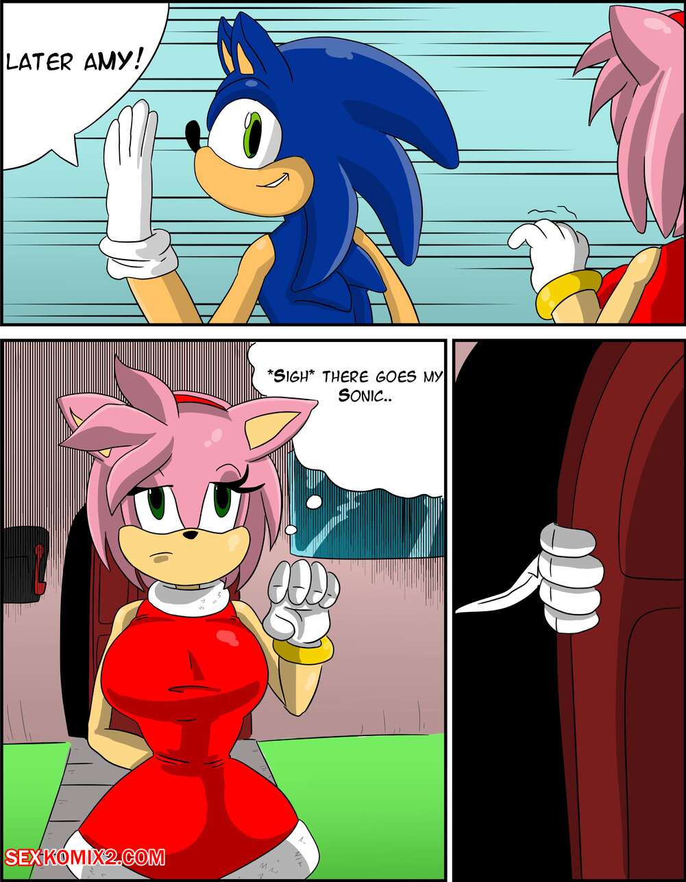Porn comic Amys Peril. Chapter 1. Sonic The Hedgehog. Loonyjams.