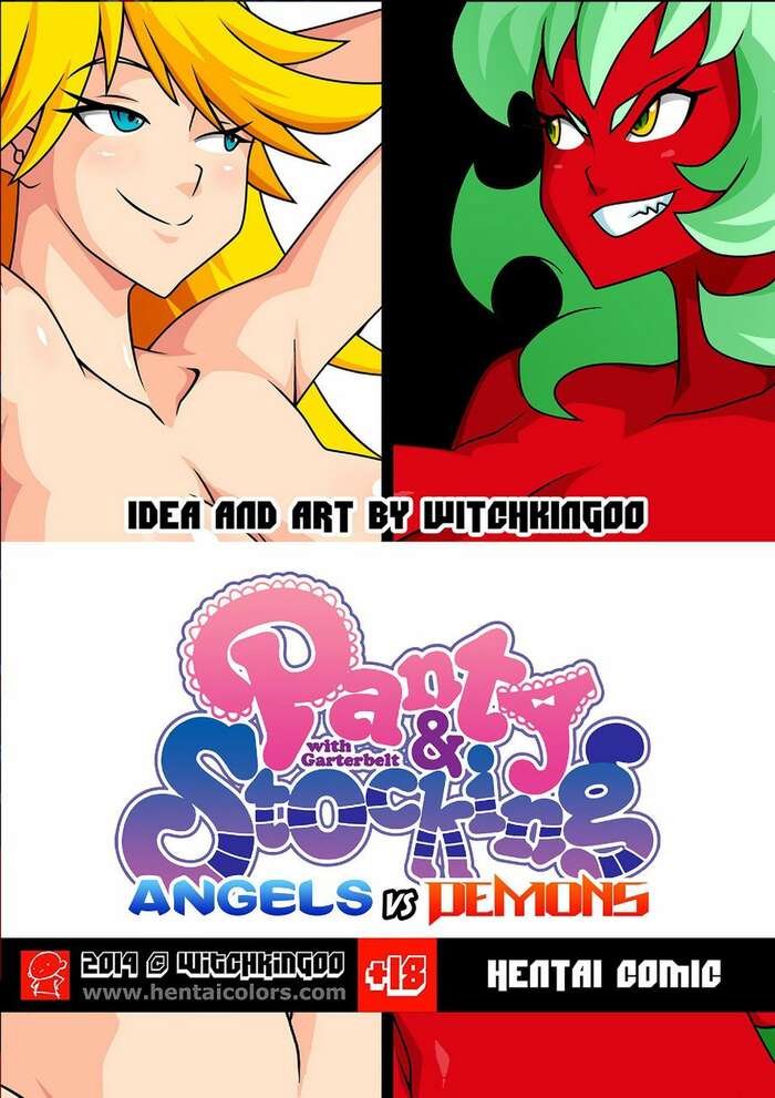 Porn comic Angels Vs. Demons. Panty And Stocking With Garterbelt.