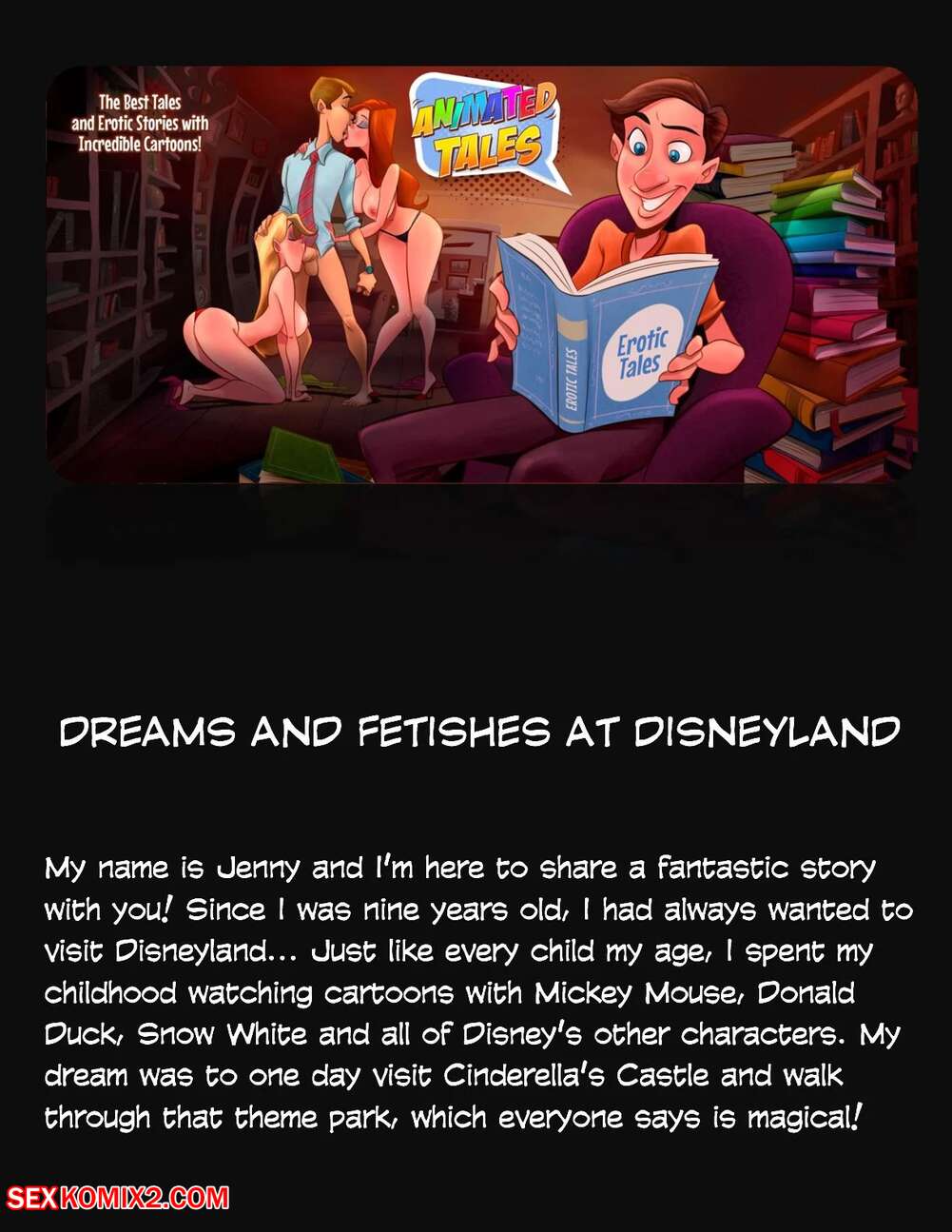 Porn comic Animated Tales. WC TF. DREAMS AND FETISHES AT DISNEYLAND