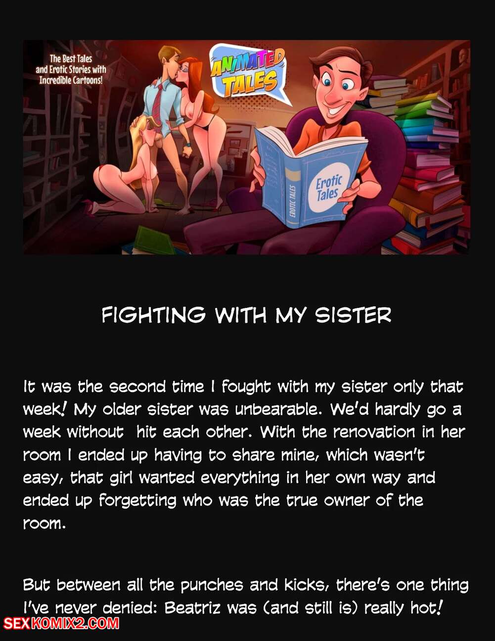 Porn comic Animated Tales. WC TF. FIGHTING WITH MY SISTER