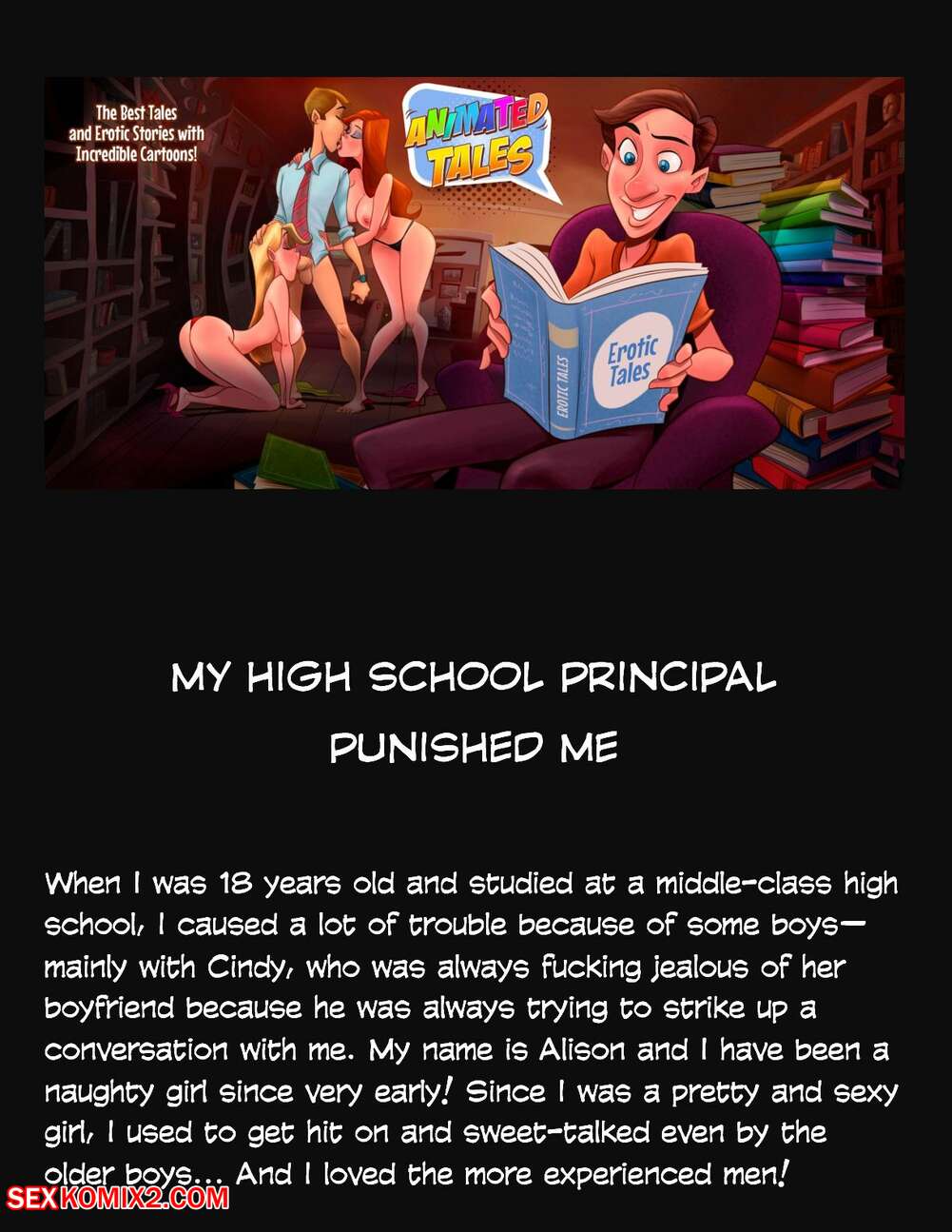 Porn comic Animated Tales. WC TF. MY HIGH SCHOOL PRINCIPAL PUNISHED ME