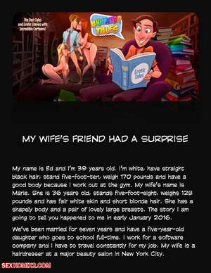 Porn comic Animated Tales. WC TF. MY WIFES FRIEND HAD A SURPRISE