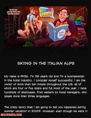 Porn comic Animated Tales. WC TF. SKIING IN THE ITALIAN ALPS
