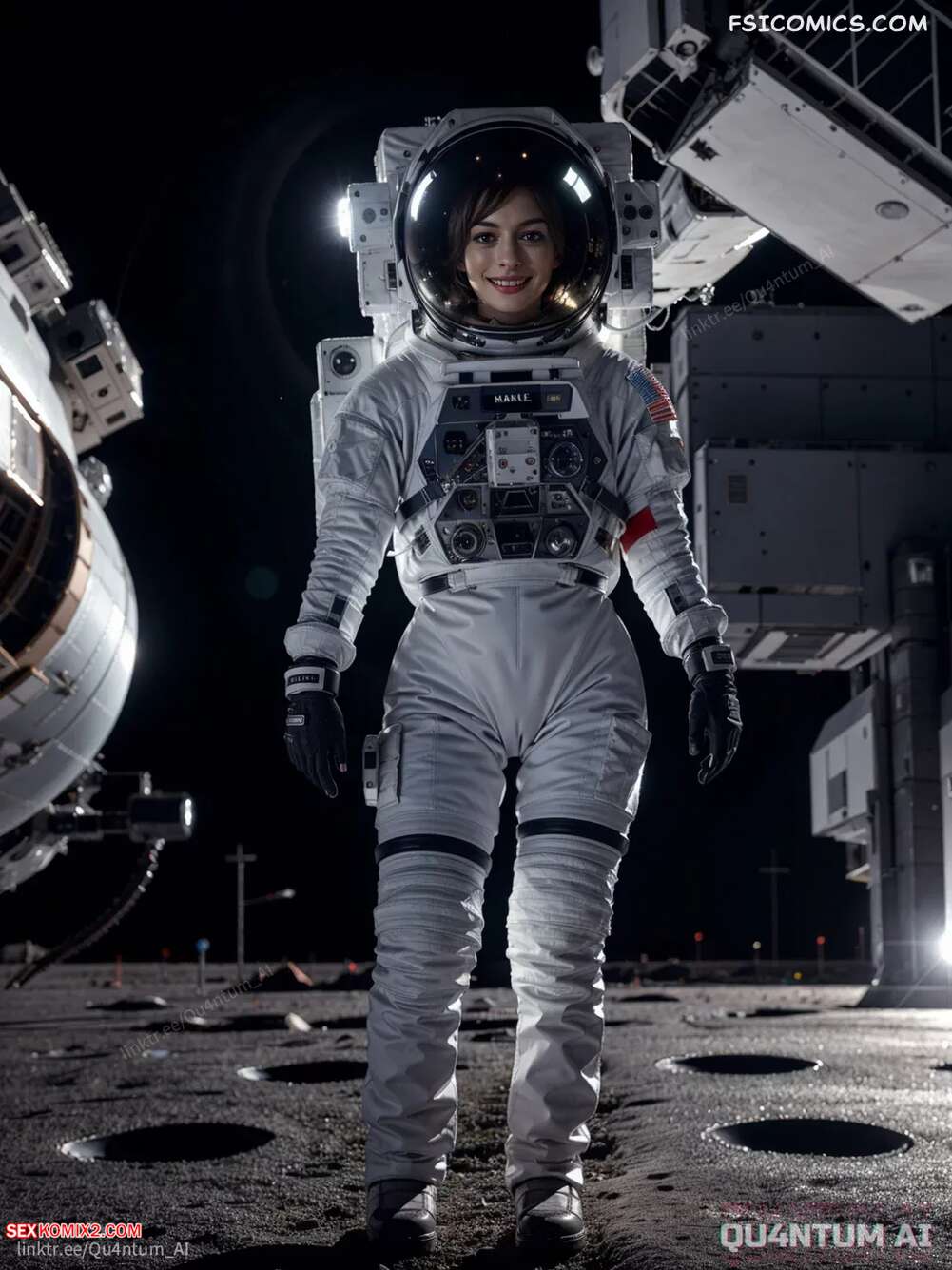 Porn comic Anne Hathaway. Interstellar. QuantumAI