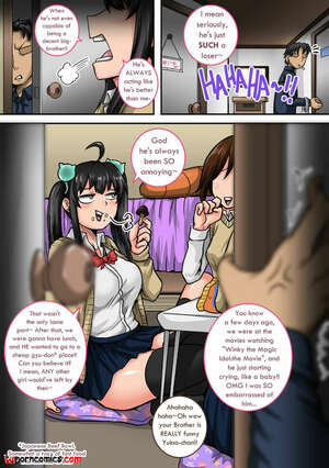 Porn comic Annoying Sister Needs to Be Scolded. Matome. Part 11-15.