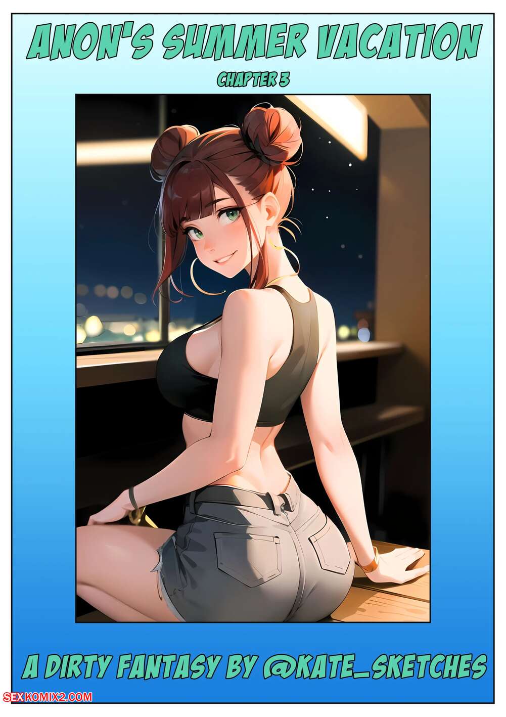 Porn comic Anons Summer Vacation. Chapter 3. Kate Sketches