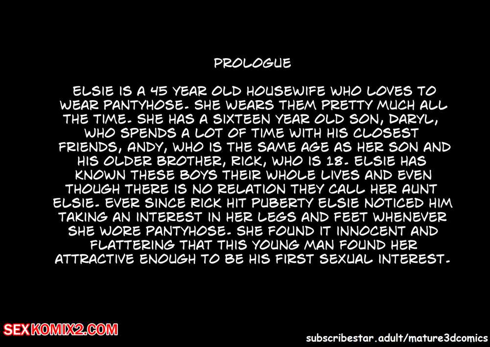 Porn comic Aunt Elsie Pantyhouse. Chapter 1. Mature3DComics
