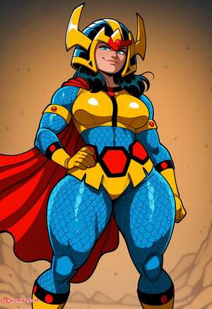 Porn comic Big Barda. Floxin