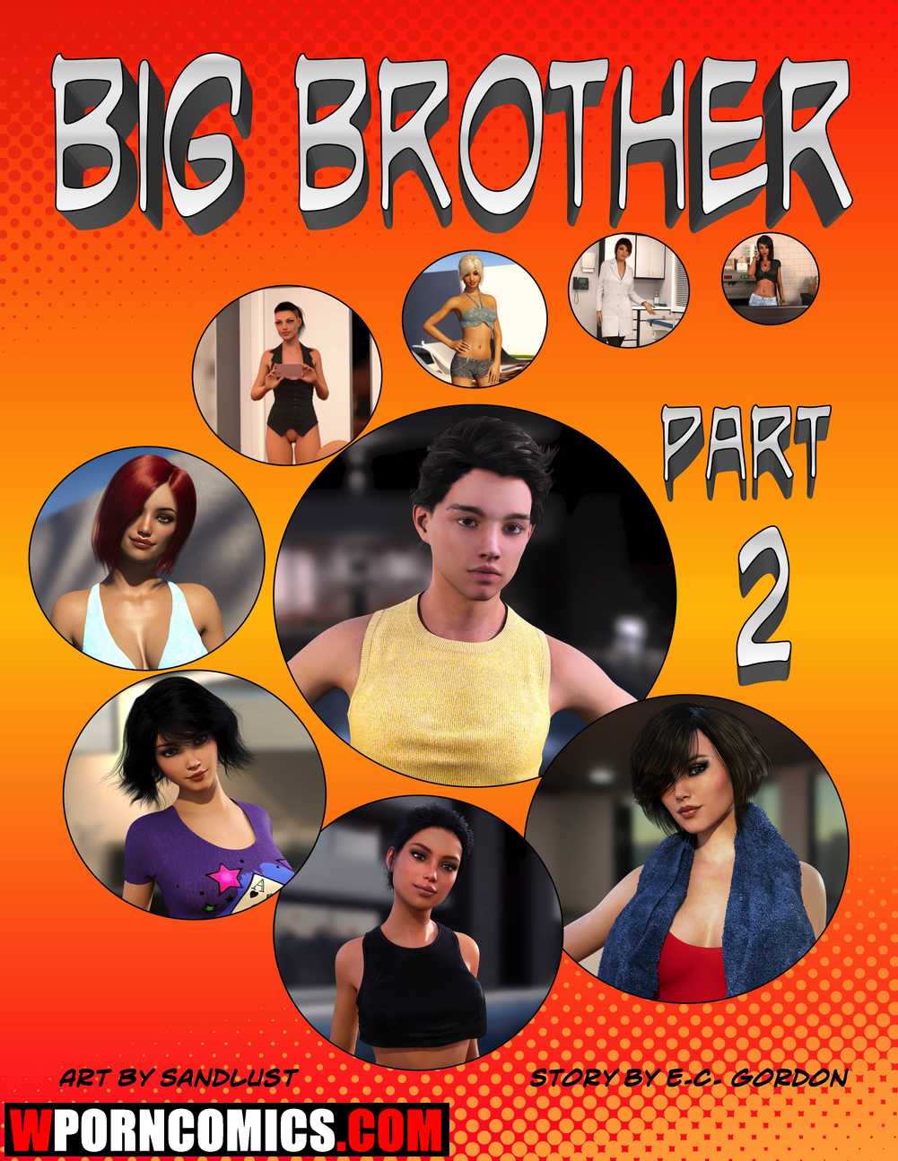 Porn comic Big Brother. Part 2.