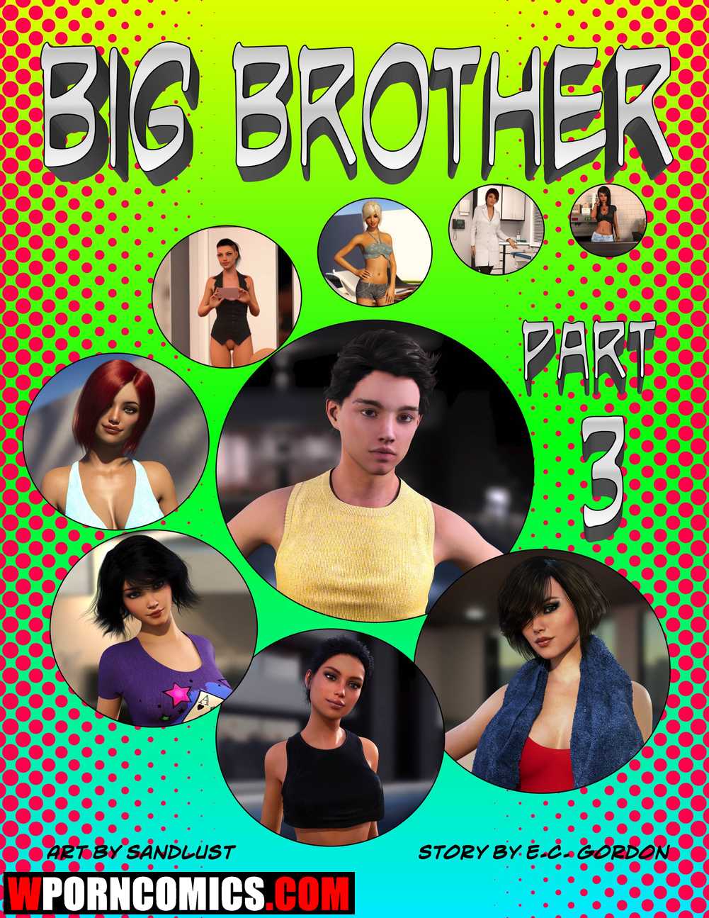Porn comic Big Brother. Part 3.