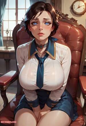 Porn comic BioShock. Elizabeth Comstock. SenzoAI