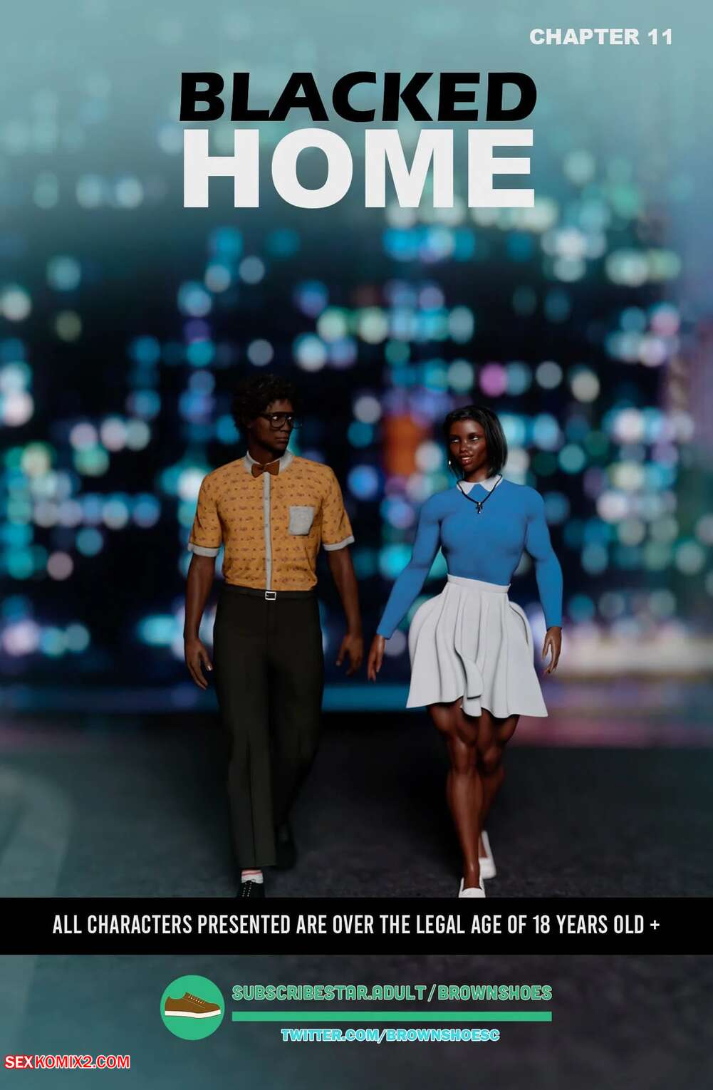 Porn comic Blacked Home. Chapter 11. Brown Shoes