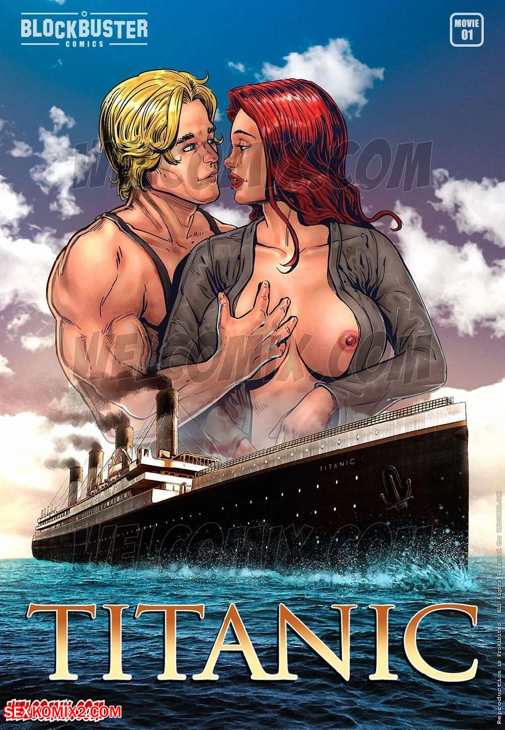 Porn comic Blockbuster Comics. Chapter 1. Titanic. WC TF.