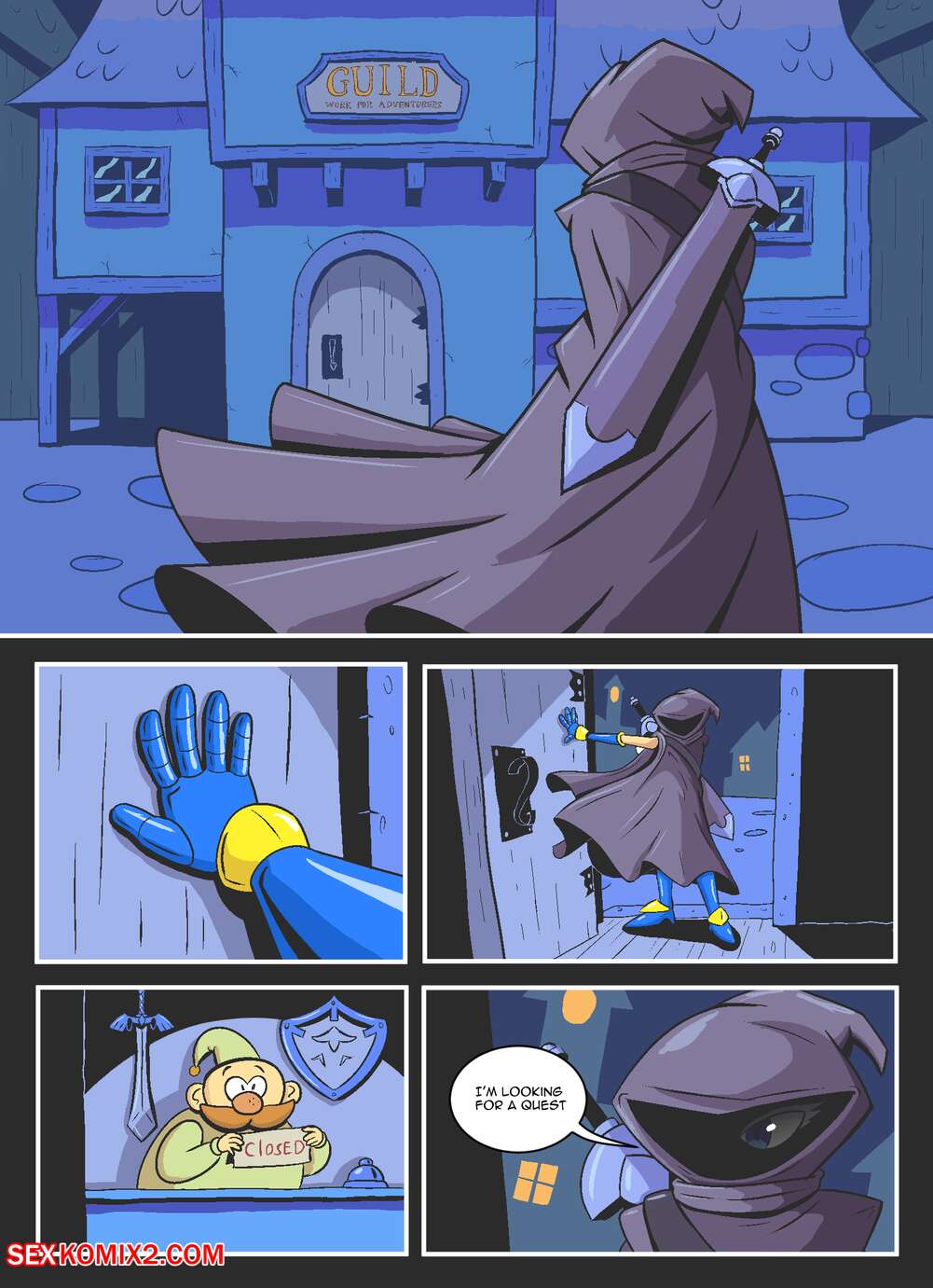 Porn comic Booby Quest. Chapter 1. DrShanks24.