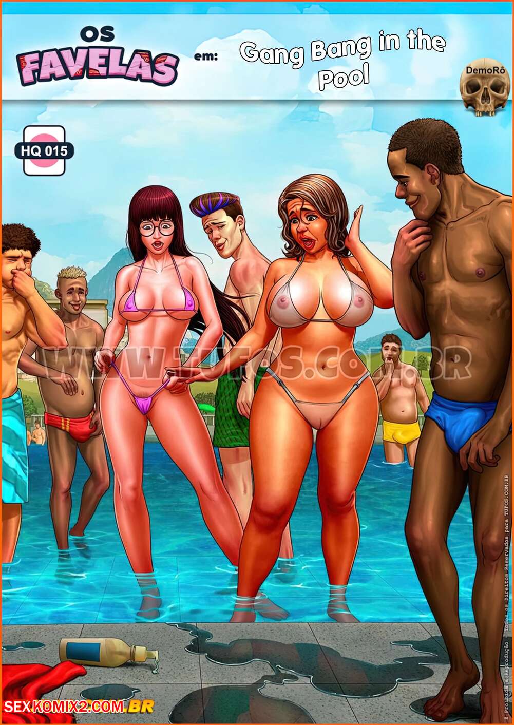 Porn comic Brazilian Slumdogs. Chapter 15. WC TF.