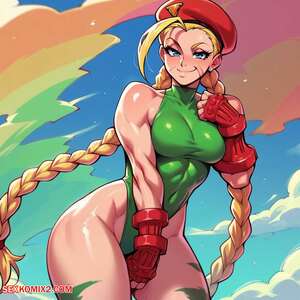 Porn comic Cammy. Training Day. AI Generated
