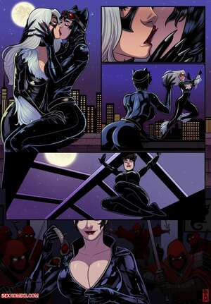 Porn comic Catwoman x Black Cat comic