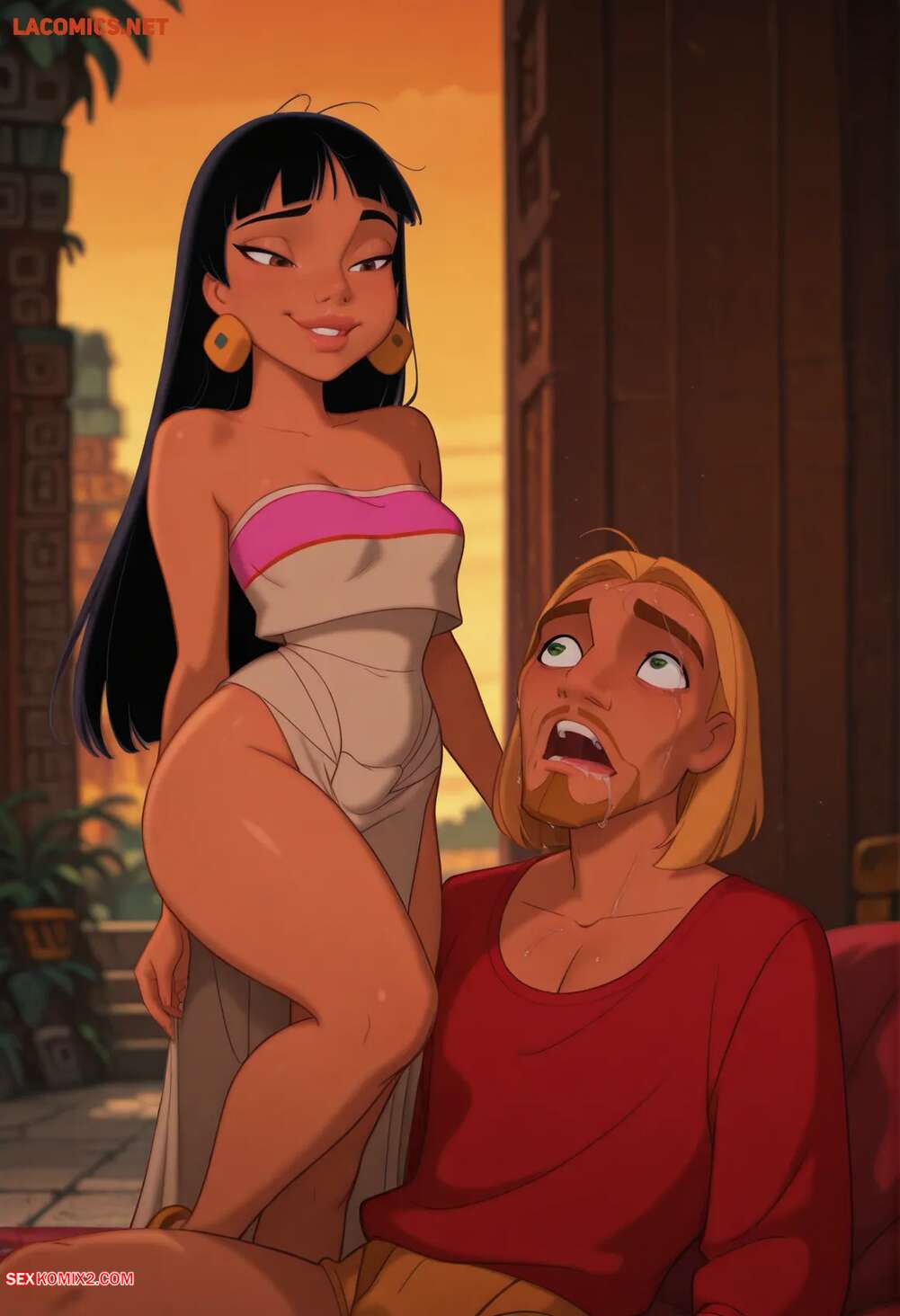 Porn comic Chel x Miguel. Scarlet Meow