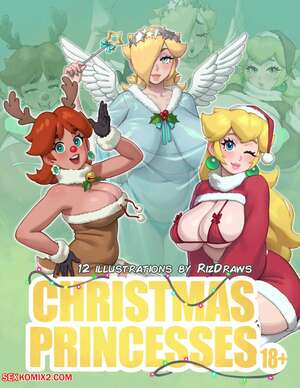 Porn comic Christmas Princess Set. Super Mario Brothers. Rizdraws