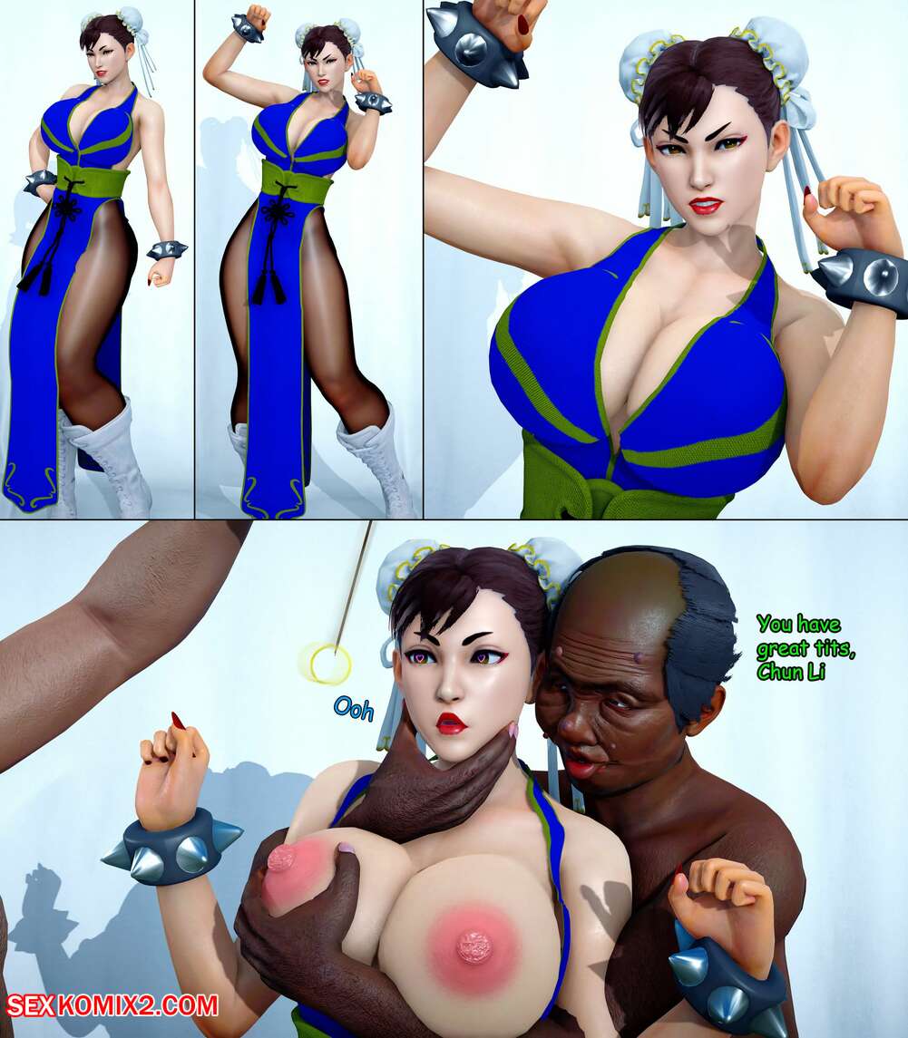 Porn comic Chun Li. Hypnosis. Ronail.