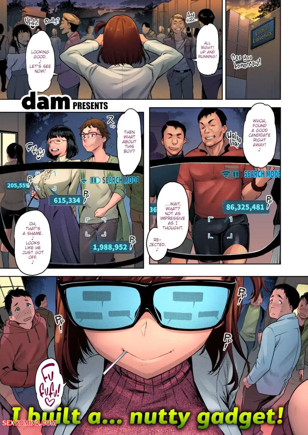 Porn comic Chuudoku. Sex scouter. Dam