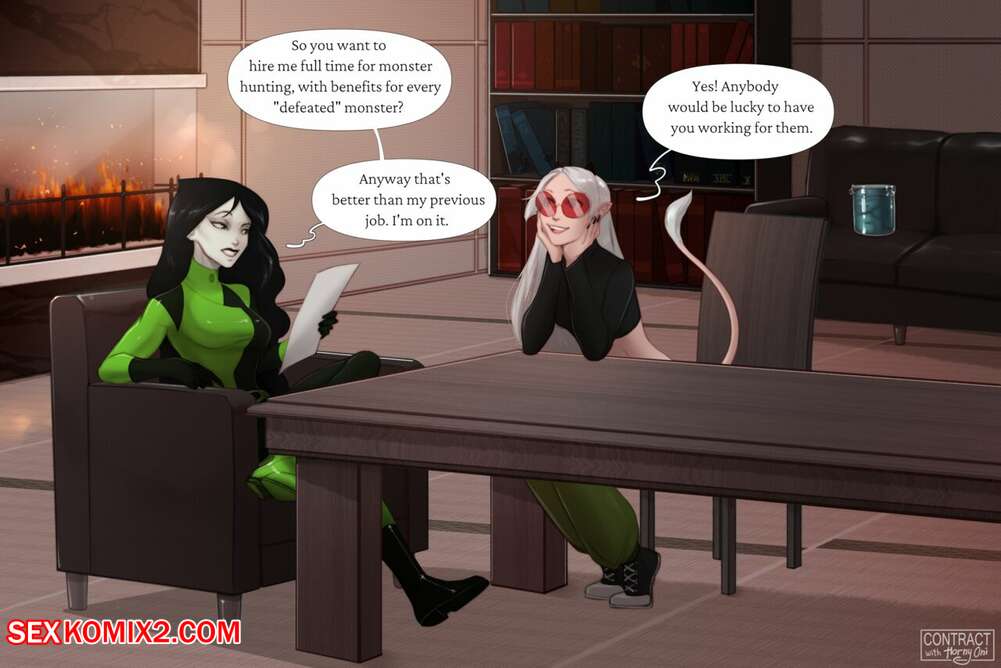 Porn comic Contract with Shego. Kim Possible. HornyOni.
