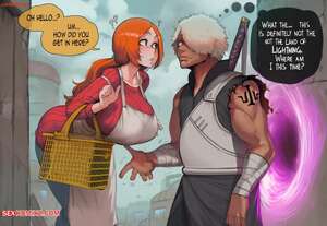 Porn comic Cross dimensional meeting with Orihime. Hoorpy.