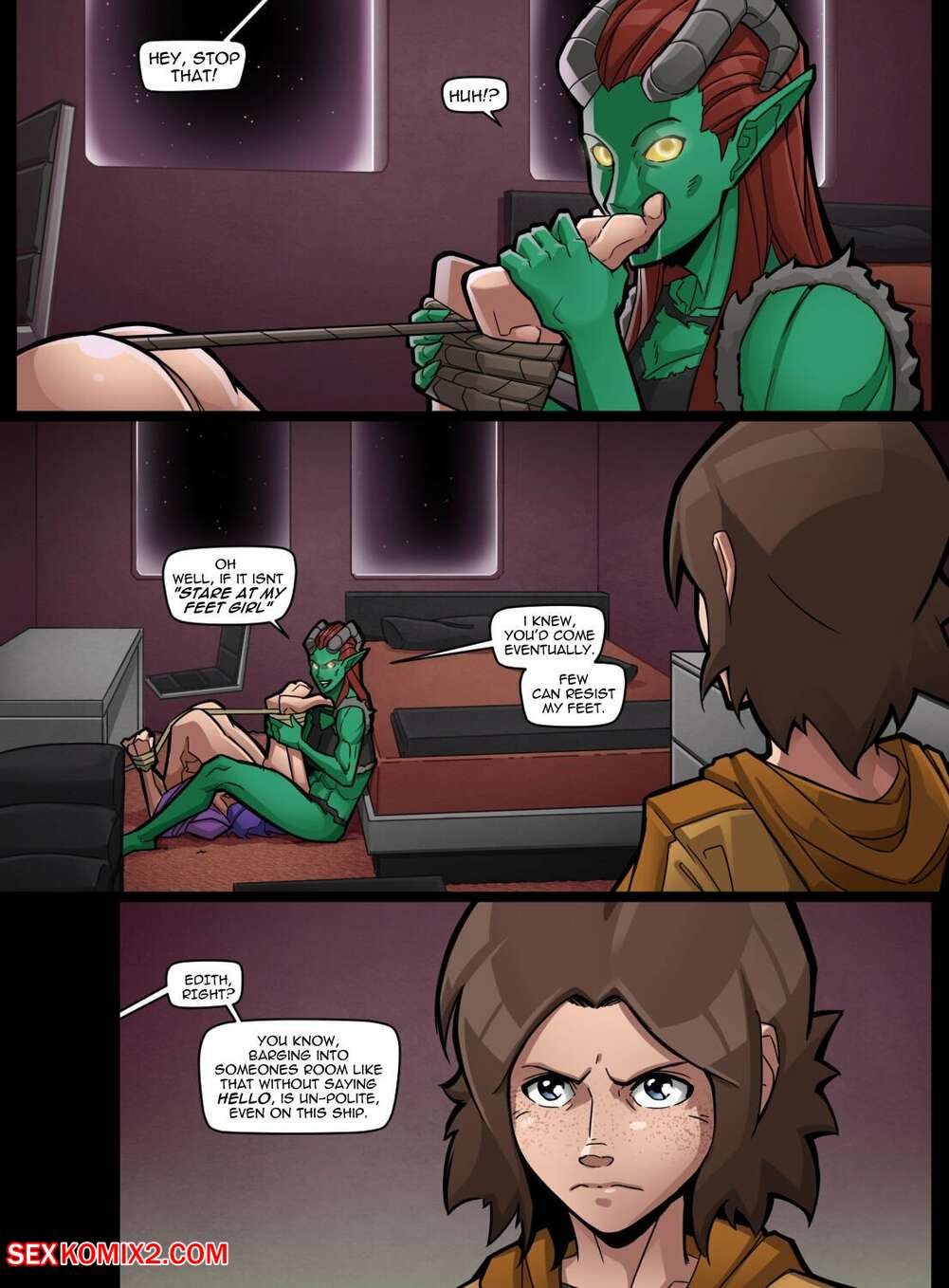 Porn comic Crusaders Legacy. Part 2. Briel7