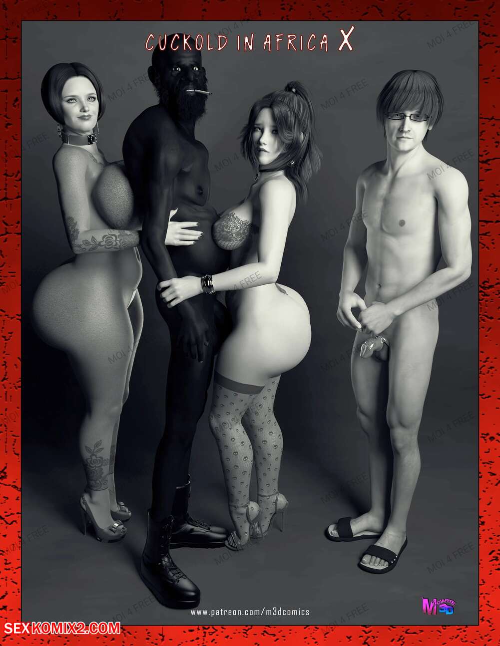 Porn comic Cuckold In Africa. Chapter 10. Moiarte3D.