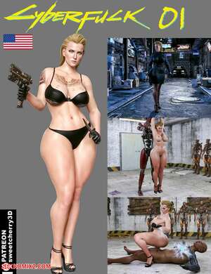 Porn comic CyberFuck. Chapter 1. Cyberpunk 2077. MegaParodies.