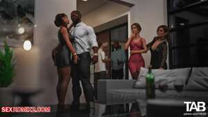 Porn comic Dinner Guests. Tab109