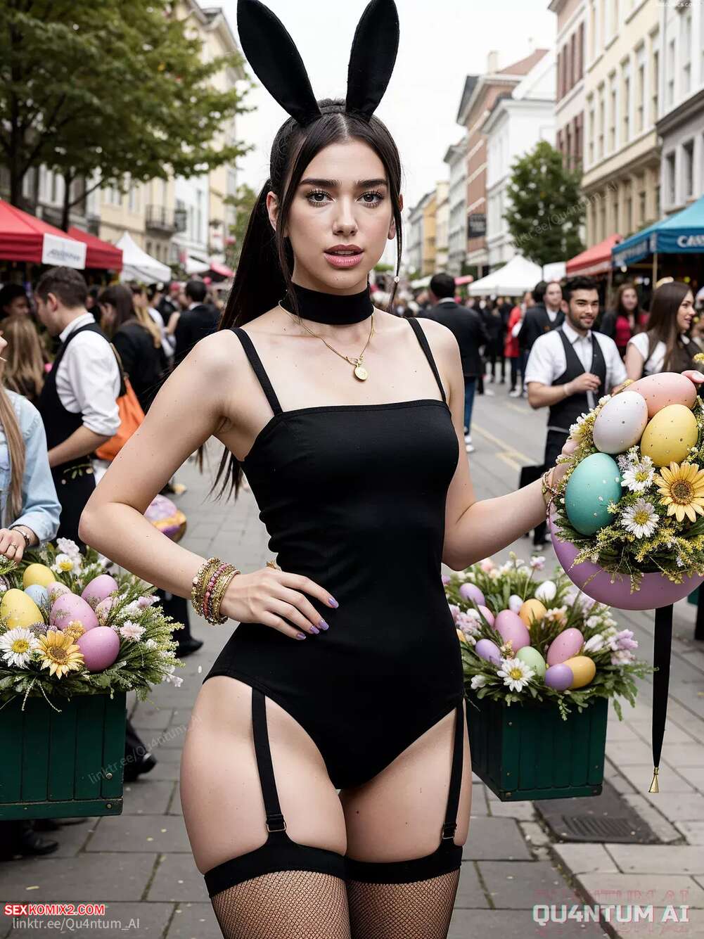 Porn comic Dua Lipa. Easter Bunny Holiday Spring Happy Cosplay. QuantumAI