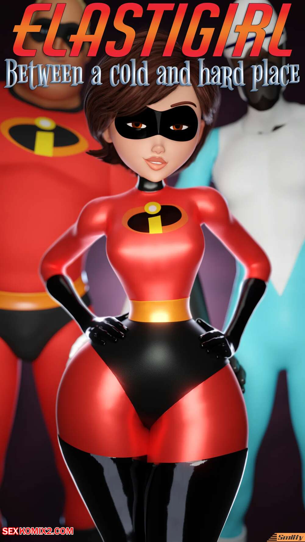 Porn comic Elastigirl. Between a cold and a hard place. smitty34