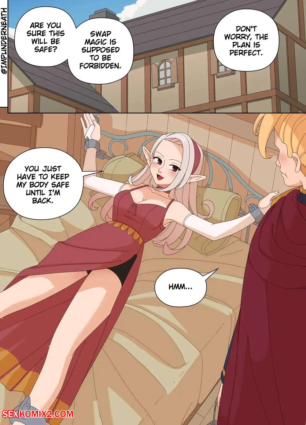 Porn comic Elf and Criminal Body Swap. ImpUnderneath