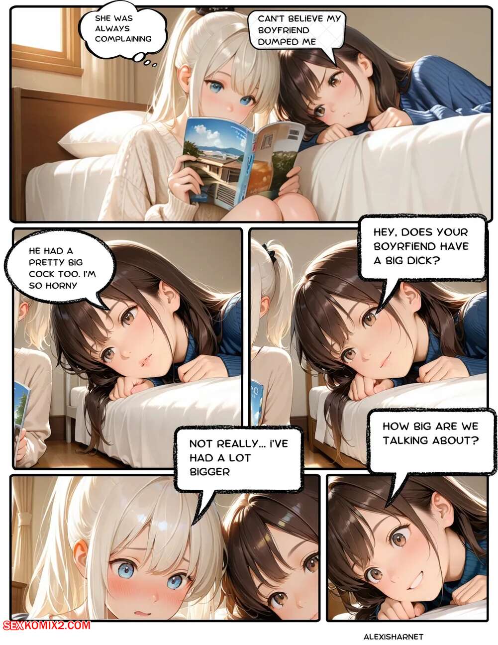 Porn comic Emma Liam. Tri Curious. Alexisharnet