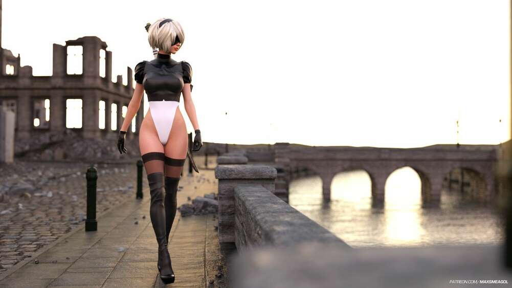 Porn comic Eve. Encounter. Nier Automata.