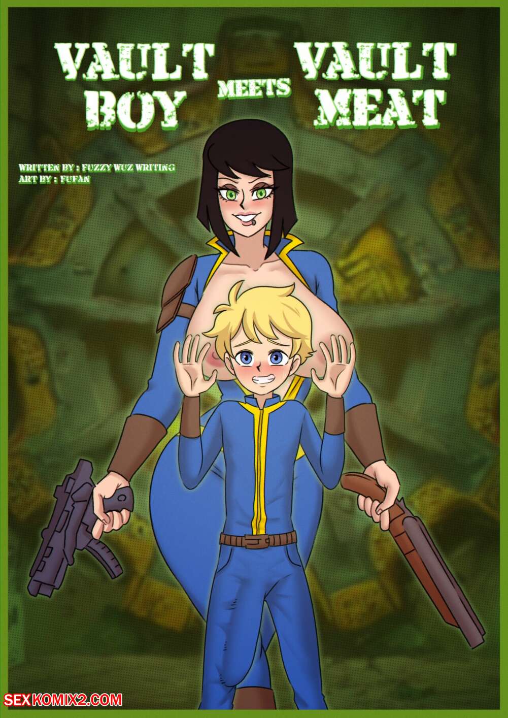 Porn comic Fallout. Vault boy meets Vault meat. Fufan.