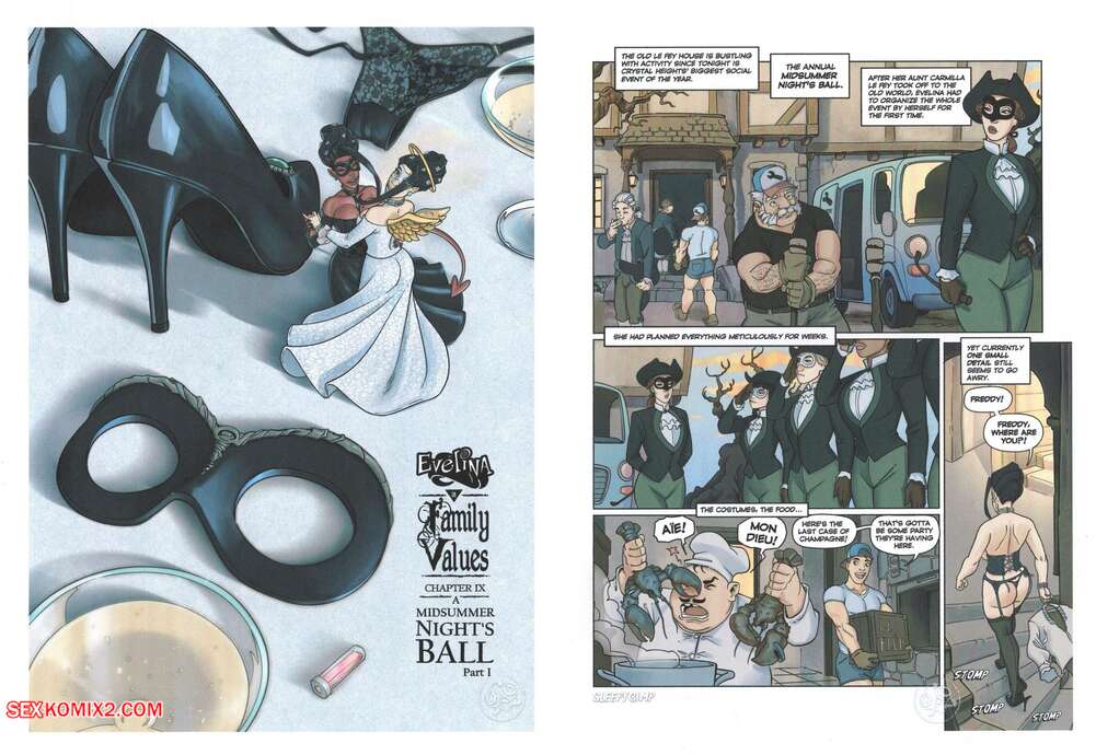 Porn comic Family Values. Chapter 9. Sleepy Gimp