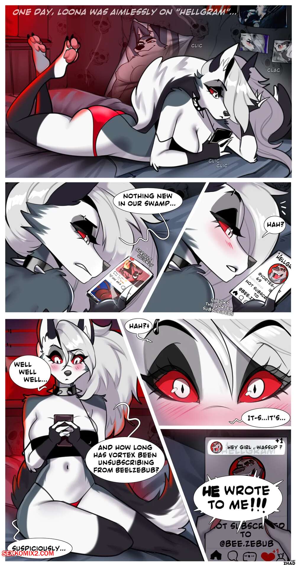 Porn comic Fan Comic With Loona. Zhadart
