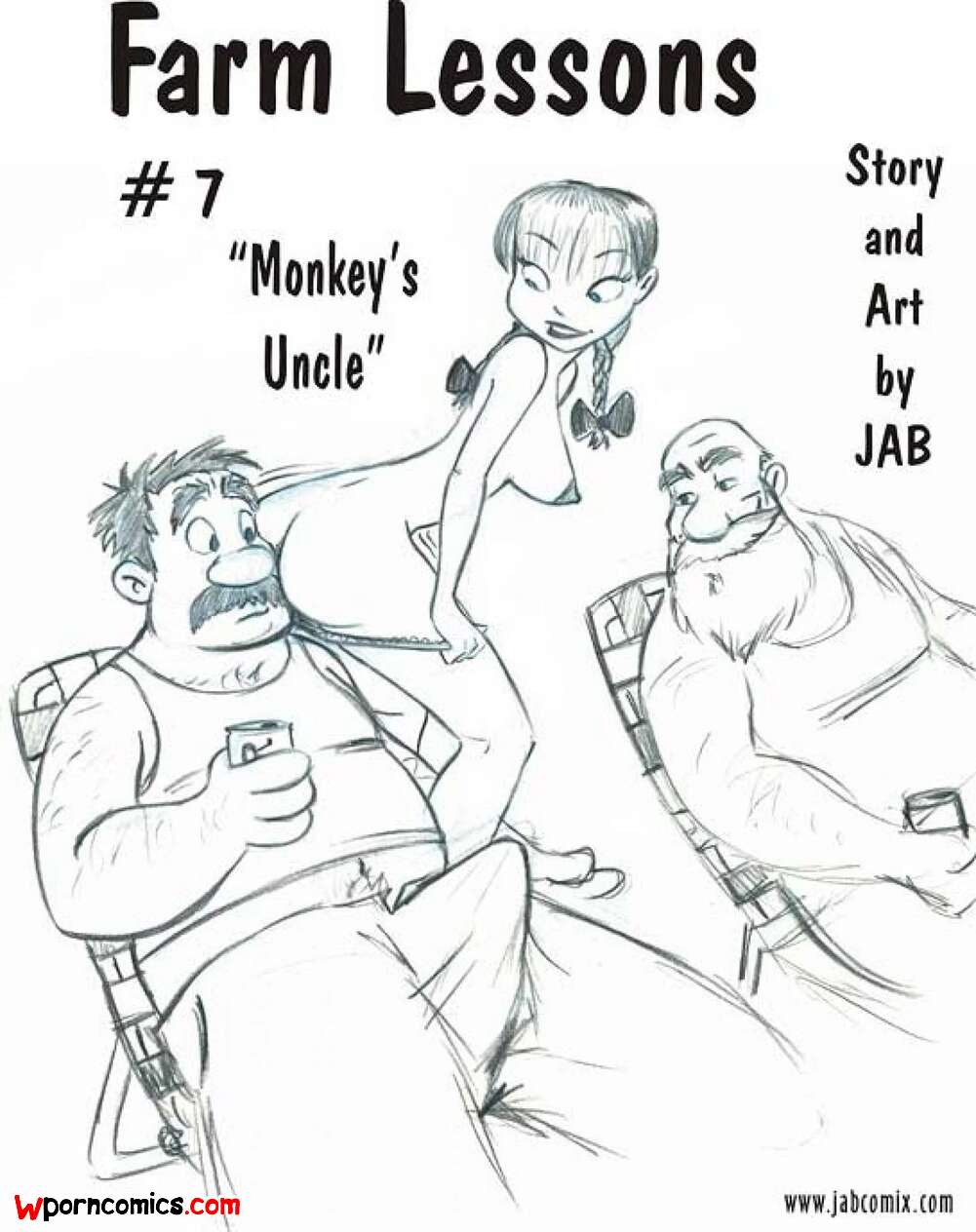 Porn comic Farm Lessons. Monkeys Uncle. Chapter 7. JABComix.
