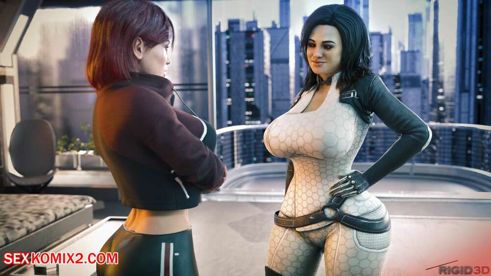 Porn comic Femshep x Miranda. Rigid3D.